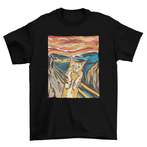 The parody cat t-shirt
